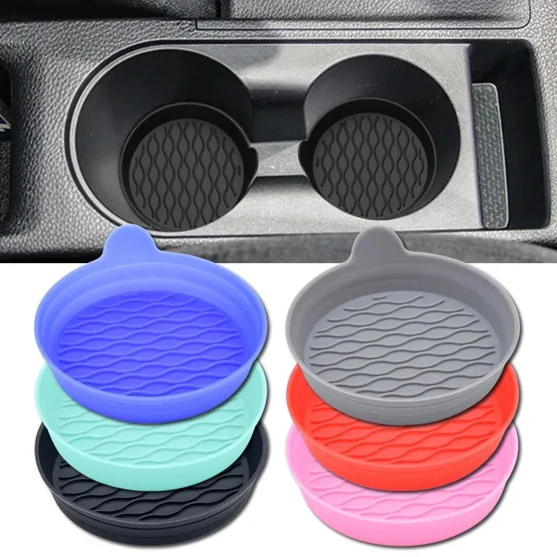 Rutsch feste Auto Untersetzer Universal Silikon matte für Auto Wasser becher Auto Anti-Rutsch-Cup Pad Getränke halter Matte Dekoration Zubehör