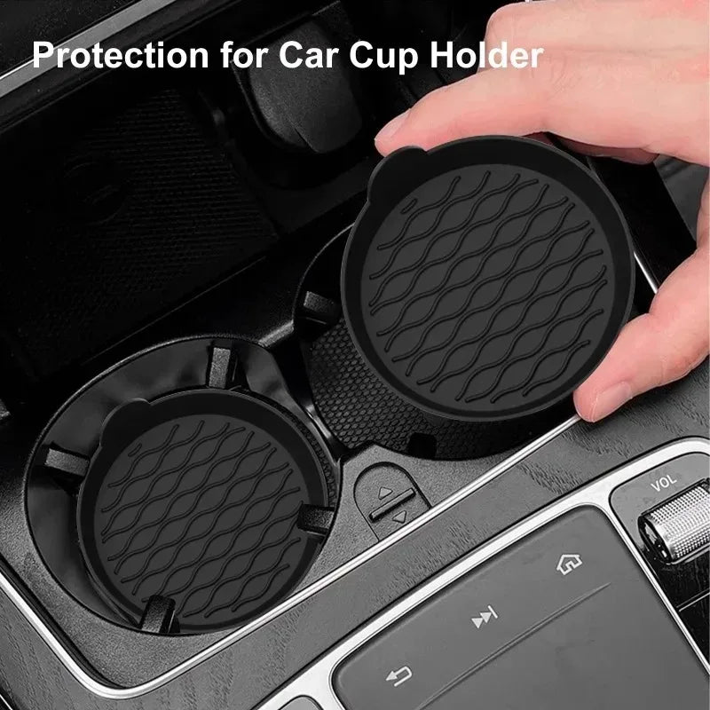 Rutsch feste Auto Untersetzer Universal Silikon matte für Auto Wasser becher Auto Anti-Rutsch-Cup Pad Getränke halter Matte Dekoration Zubehör
