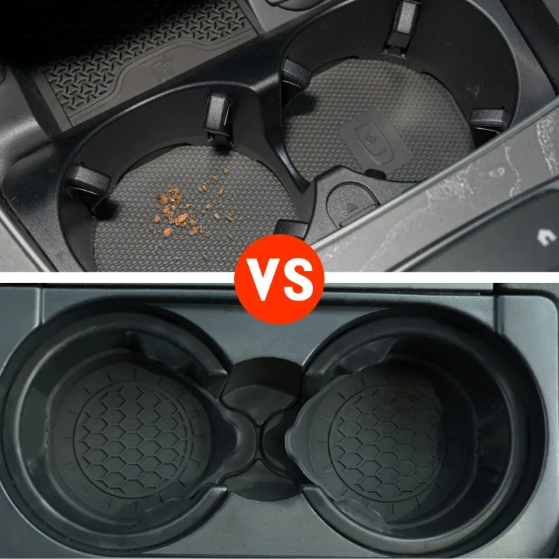 Rutsch feste Auto Untersetzer Universal Silikon matte für Auto Wasser becher Auto Anti-Rutsch-Cup Pad Getränke halter Matte Dekoration Zubehör